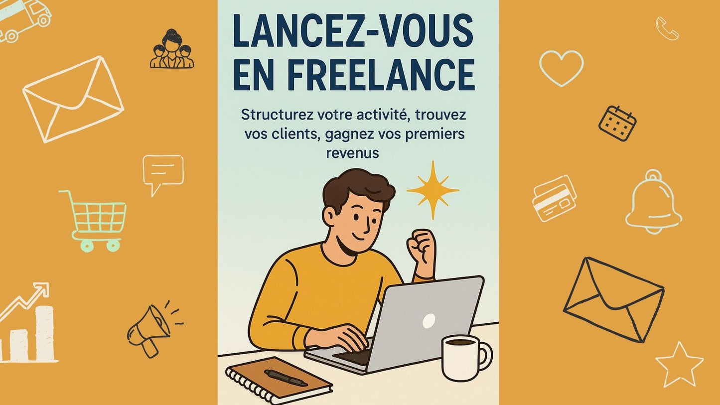 Lancez vous en Freelance - Structurez votre activité, trouvez vos clients, gagez vos premiers euros !